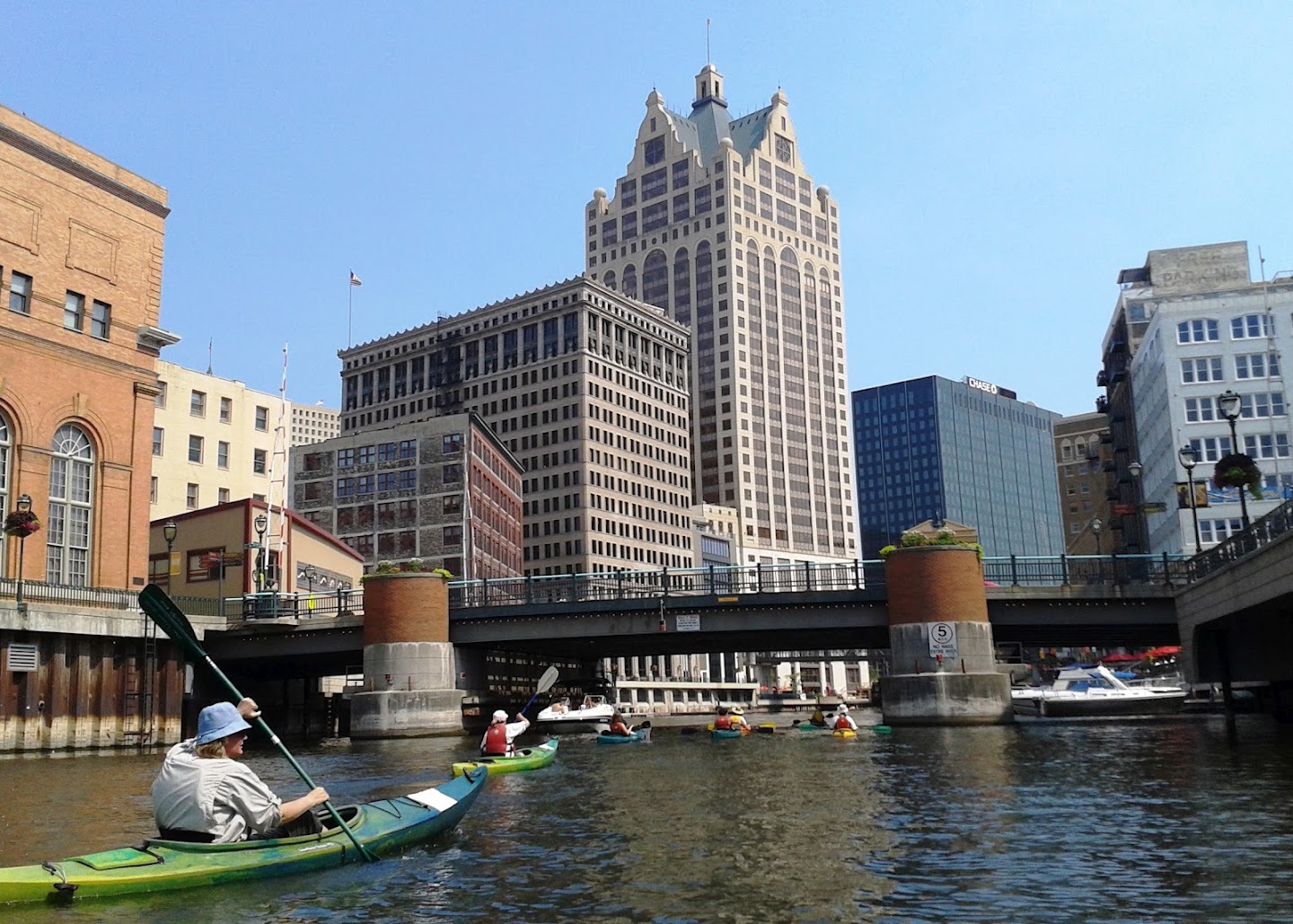 Kayaking the MKE River