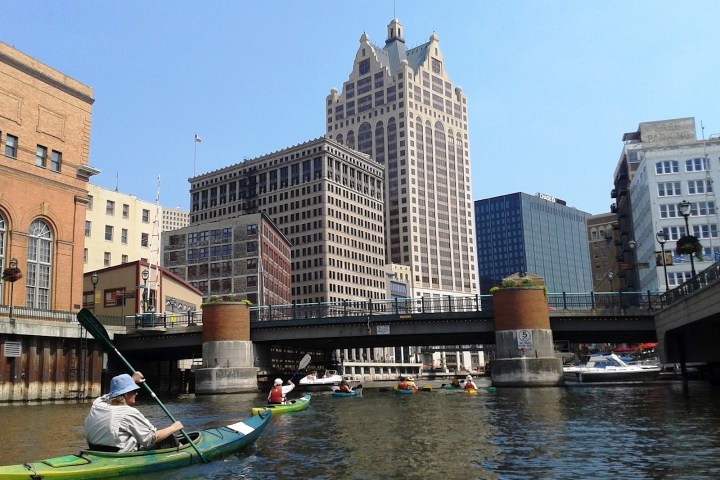 Kayaking the MKE River